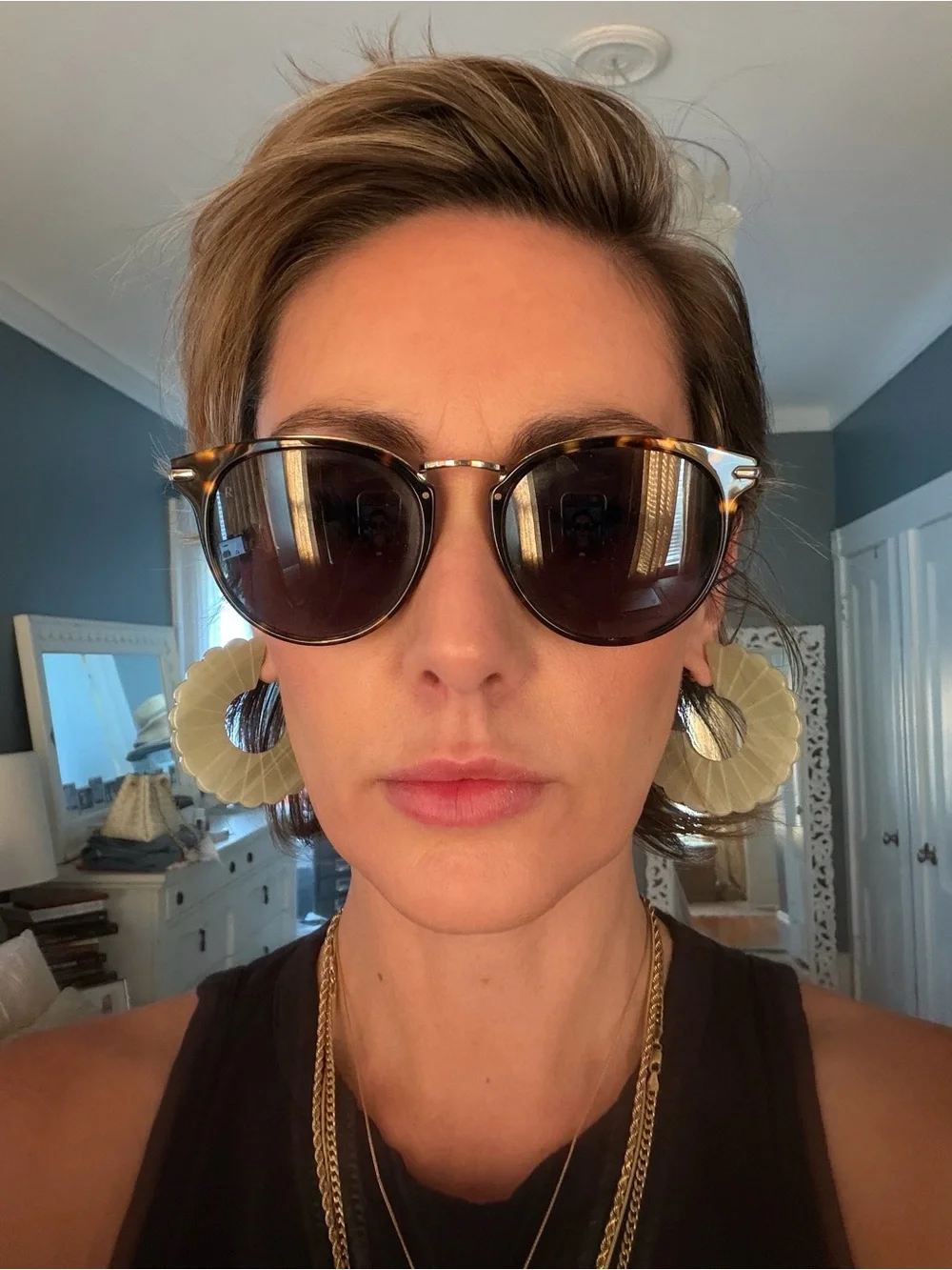 Raen Norie Classic Tortoiseshell Round Sunglasses - Brown Lenses